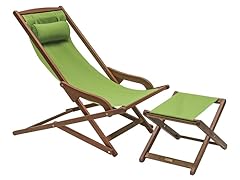 Eucalyptus & Sunbrella Loungers with Ottoman and pillow