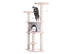 Armarkat A6401 64in Cat Tree - Almond