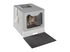 Enclosed Cat Litter Box - Foldable Litterbox