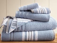6-Piece Yarn Dyed Towel Set Racer Stripe