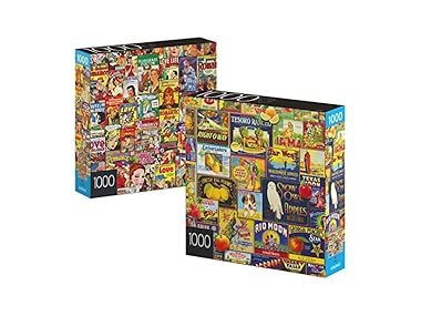 $9.99, Was $17.26, 42% Off! Spin Master Games 2-Pack of 1000-Piece Jigsaw Puzzles dealfomo