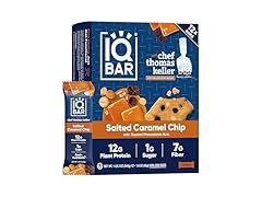 24CT IQBAR Clean Plant Protein Bars- Salted Caramel