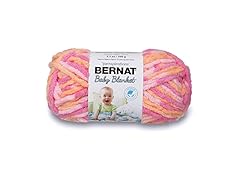 Bernat Baby Blanket Yarn, 3.5 oz, Super Bulky, Peachy