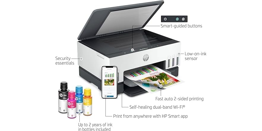 HP Smart Tank 6001 AIOWireless Printer (Open Box)