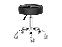 Rolling Stool with Wheels, Adjustable