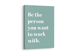 XWELLDAN Inspirational Quote Wall Art