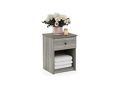 Furinno Tidur Nightstand French Oak Grey