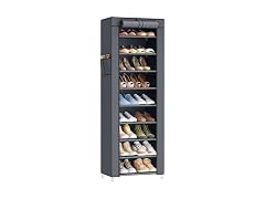 SONGMICS URXJ034GN02 SONGMICS 10-Tier Shoe Rack