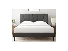 Zinus Queen Maya Bed Frame Dark Grey