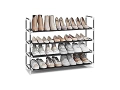 SONGMICS 4-Tier Shoe Rack, Shoe Storage