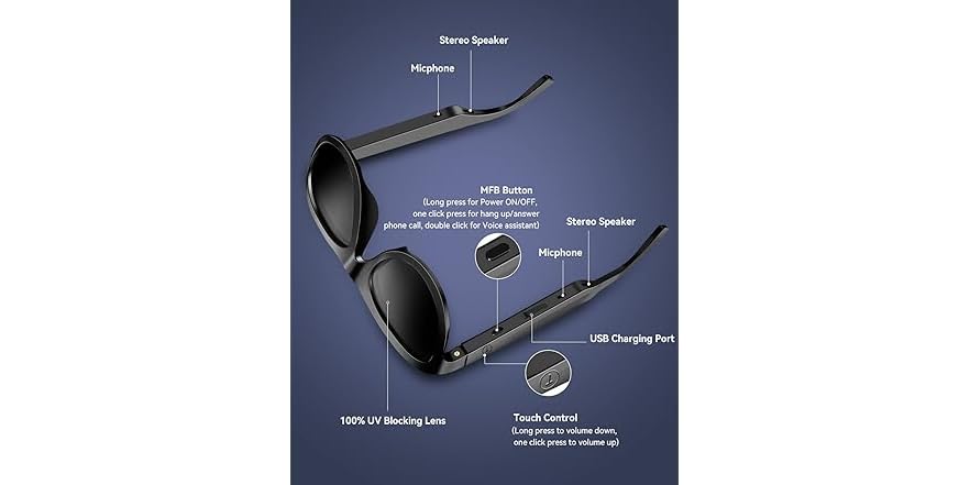 Bluetooth Frame Bluetooth Smart Autio Frame Sunglasses