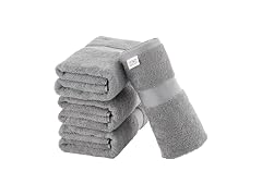 Towel Laboratory, Dark Gray,Pack of 4