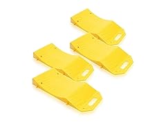 Zone Tech TS0004 4 Pack Tire Saver Ramps Yellow