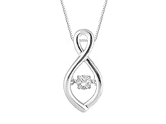 ZKS Designs "Dancing" Diamond Rain Drop Solitaire
