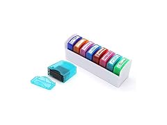 8PCS Teacher Stamp Set,Colorful