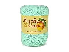 Peaches & Creme Cotton Yarn Mint 2.5 oz.