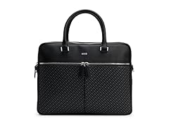  BOSS Zair Leather Brief Case