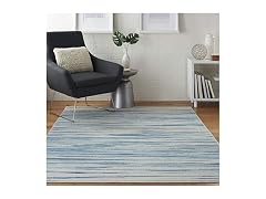 Nourison Jubilant Blue Rug 6x9