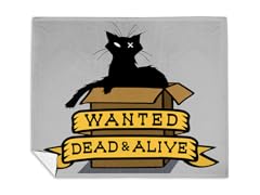 Wanted Schrodinger's Cat Mink Fleece Blanket