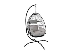 Sunnydaze Decor TF-528 Delaney Egg Chair with Stand