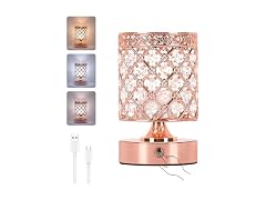 Crystal Cordless Table Lamp Rechargeable