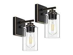 Set of 2 Wall Sconces for Bathroom