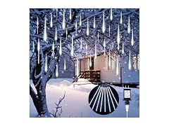 Minetom Meteor Shower Lights Outdoor, 16" 864 LED Icicle Lights