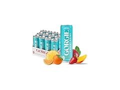 12PK GORGIE Sugar Free Natural Energy Drinks, Paradise Punch