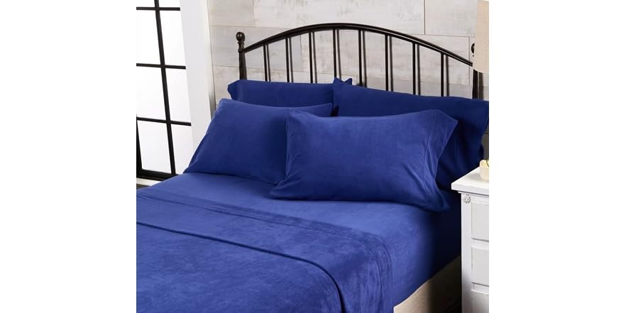 Polar Fleece Sheet Set King 36cm Wall with King Pillowcases Taupe