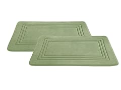 2-Pack Embossed Memory Foam Mats