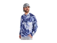 HUK Men's (2XL) Mens Pursuit Pattern Crew Long Sle