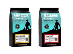 2pk Matador Coffee Mexican Altura & Black Velvet