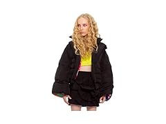 CHAOUICHE Womens (S) Puffer Jacket Black