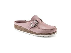 Birkenstock Women's Buckley Clog, Soft Pink Nubuck (36 EU)
