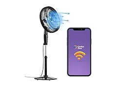 Comfort Zone Smart Oscillating Stand Fan
