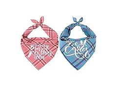 Pawskido Dog Easter Bandana - Pack of 2