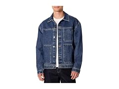 Amazon Essentials Men's Rigid Denim Utility Jacket
