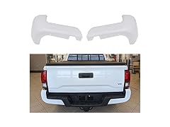 LABFROMARS Rear Bumper End Cap W/O Sensor White