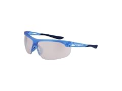 Nike Unisex Matte Polar Sunglasses Blue Blue