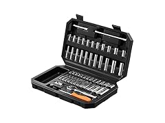 VEVOR 54 Piece Socket Set SAE and Metric