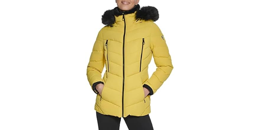 Guess MIT 4G-LOGO - Giacca invernale - mehrfarbig beige/beige
