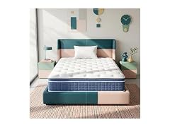 inight 12 Inch Twin Luxury Hybrid Mattress, Medium Firm, Plush Euro Top