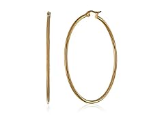 Amazon Essentials Women 50mm Yellow 18K Earrings