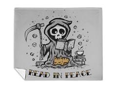 "Read in Peace" Mink Fleece Blanket