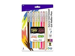 Pentel Arts Mattehop Gel Pen, (1.0mm), Bold L