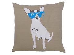 Dog w/ Sunglasses 20X20" Dec Pillow