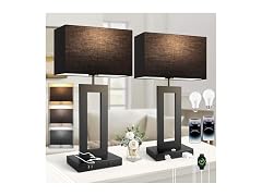 Kondras 3 Color Temperatures Black Table Lamps Set of 2