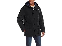 Tommy Hilfiger Men's Poly Twill Full Length Hooded Parka