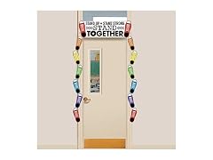 Fun Express Stand Together Classroom Door Border - 16 Pieces 