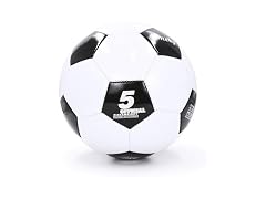 Aoneky Soccer Ball with Pump White/Black